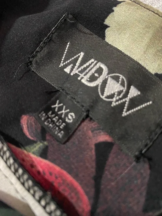 Dolls Kill Widow Maxi Skirt XXS Black Floral Lace Boho Whimsigoth Fairy Grunge - Picture 7 of 8